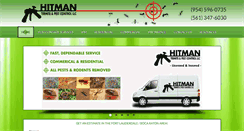 Desktop Screenshot of hitmanpestcontrol.com
